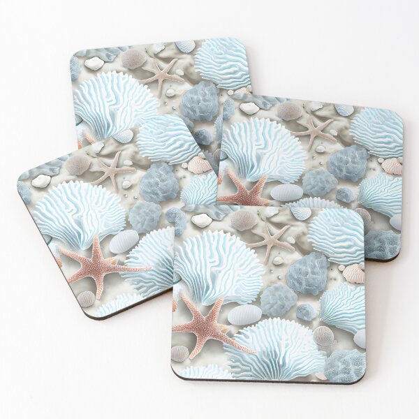 Item preview, Seashells and starfish designed and sold by GeneralNight.