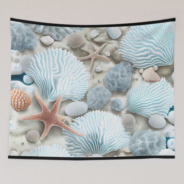 Item preview, Seashells and starfish designed and sold by GeneralNight.
