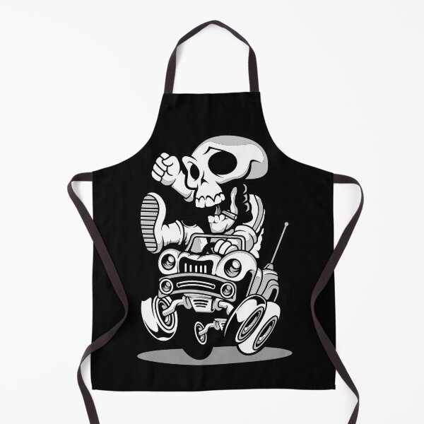 Item preview, Funny Car Racer Skull Cartoon Graphic Cool Design Streetwear designed and sold by PECCATOR.