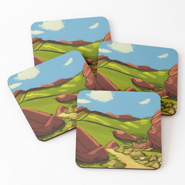 Item preview, Landscape with rocks artwork designed and sold by gramizzia.