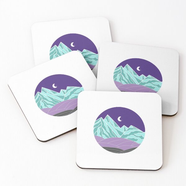 Item preview, midnight mountains designed and sold by Georgina  | Alpacka My Bags.