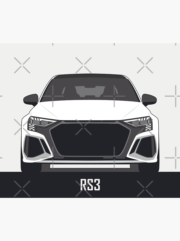 RS3 8Y Sticker by CarFrontVectors