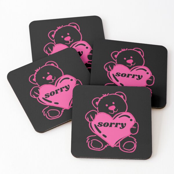 Item preview, Sorry pink bear desing sorry Pink bear In advance designed and sold by jounior ⭐⭐⭐⭐⭐.