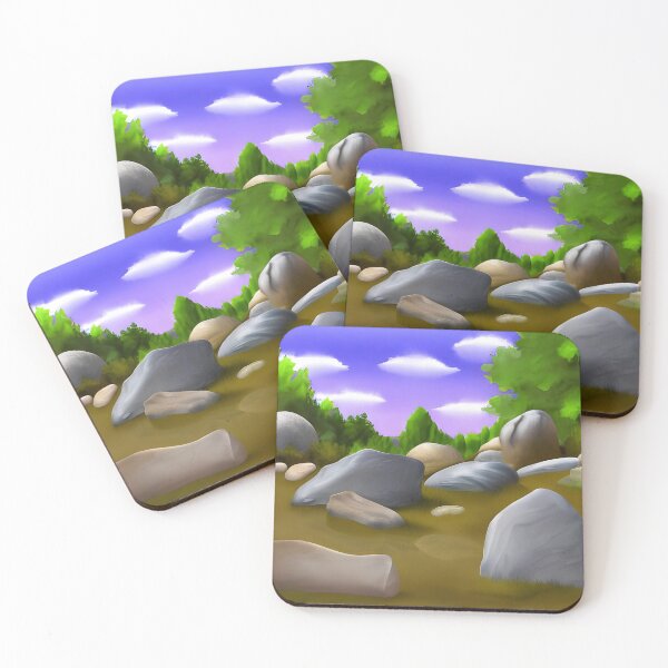 Item preview, Landscape with rocks artwork designed and sold by gramizzia.
