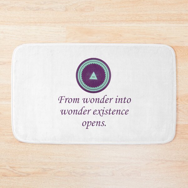 Item preview, From Wonder Into Wonder - Wonder Quotes designed and sold by CrankyOldDude.