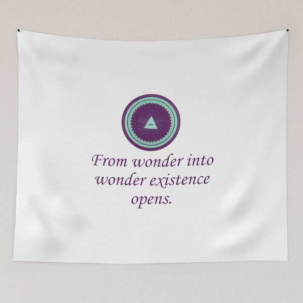 Item preview, From Wonder Into Wonder - Wonder Quotes designed and sold by CrankyOldDude.