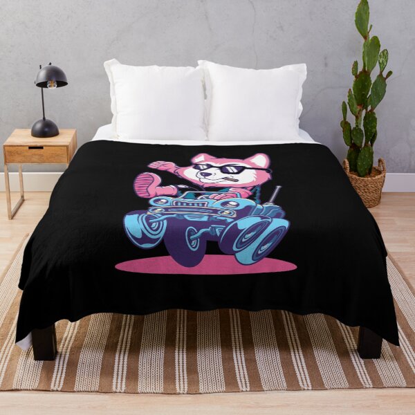 Item preview, Funny Car Racer Fox Cartoon Graphic Cool Design Streetwear designed and sold by PECCATOR.
