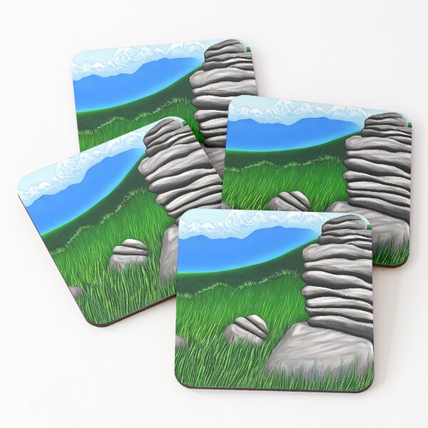 Item preview, Landscape with rocks artwork designed and sold by gramizzia.