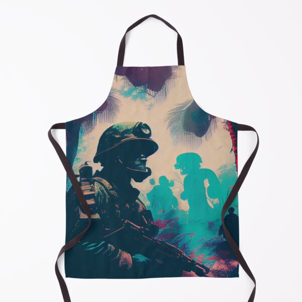 Item preview, American soldiers in a gunfight the jungles of Vietnam designed and sold by MachineMadeArt.