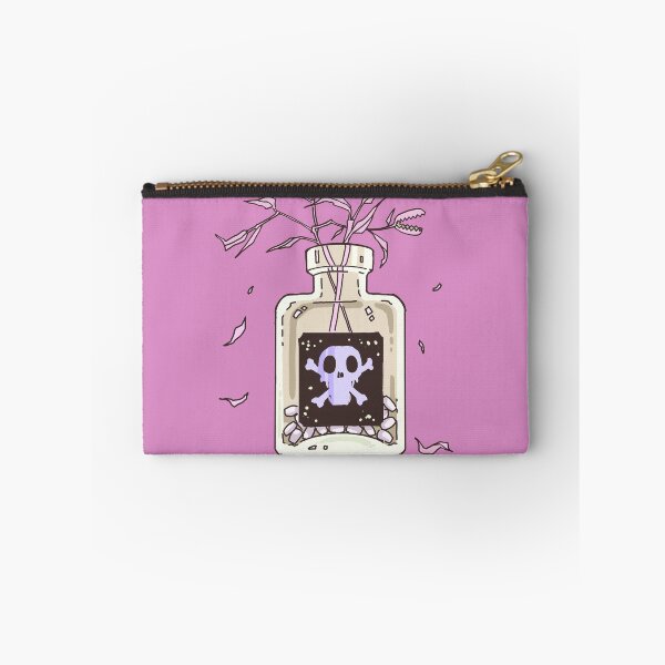 Item preview, Toxic Pink Medicine Bottle Danger Sign with Skull designed and sold by doodlingjay.