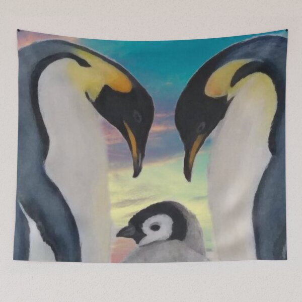 Item preview, We are Penguin Family  designed and sold by kazboart.