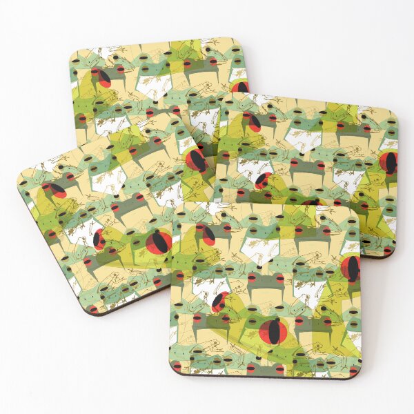 Item preview, Funky Frogs on Frogs (Surface Pattern Design) designed and sold by MindCereal.