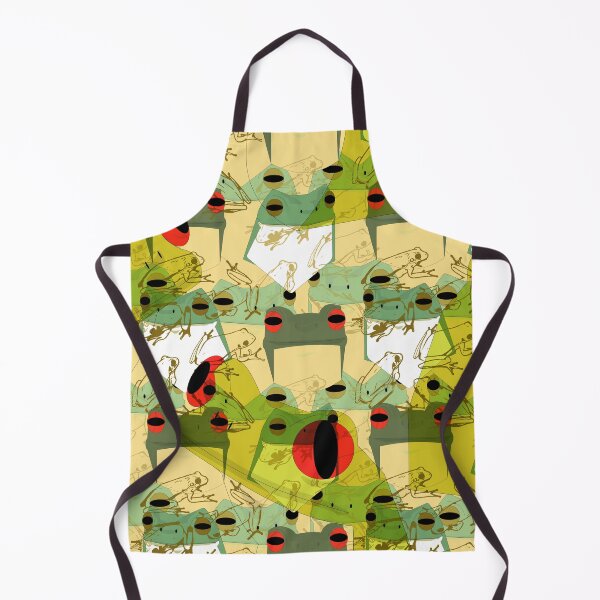 Item preview, Funky Frogs on Frogs (Surface Pattern Design) designed and sold by MindCereal.