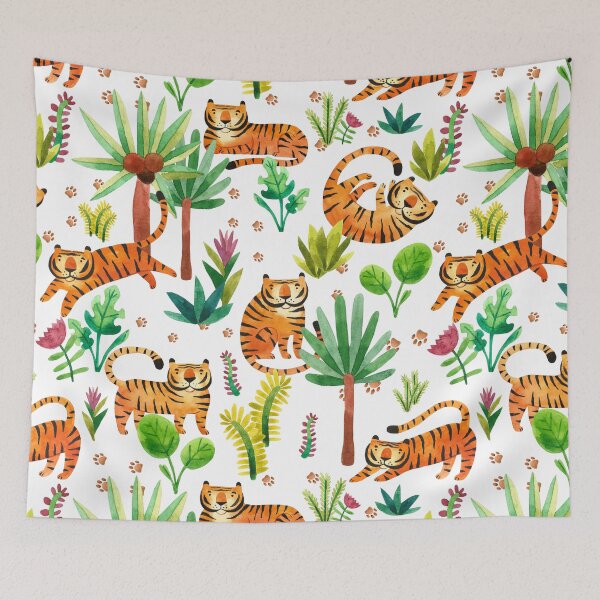 Item preview, Here There Are Tygers designed and sold by PixiesPlace.