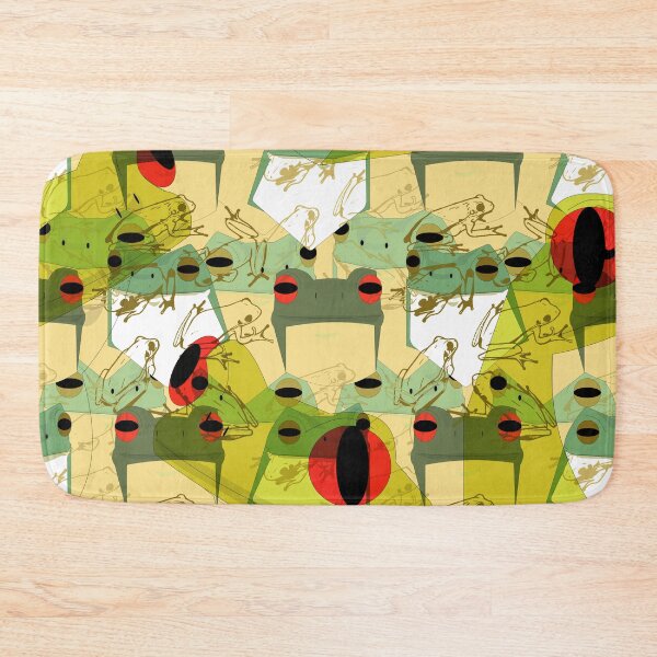 Item preview, Funky Frogs on Frogs (Surface Pattern Design) designed and sold by MindCereal.