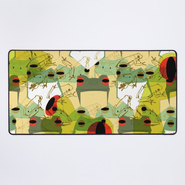 Item preview, Funky Frogs on Frogs (Surface Pattern Design) designed and sold by MindCereal.