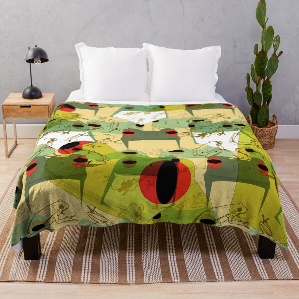 Item preview, Funky Frogs on Frogs (Surface Pattern Design) designed and sold by MindCereal.