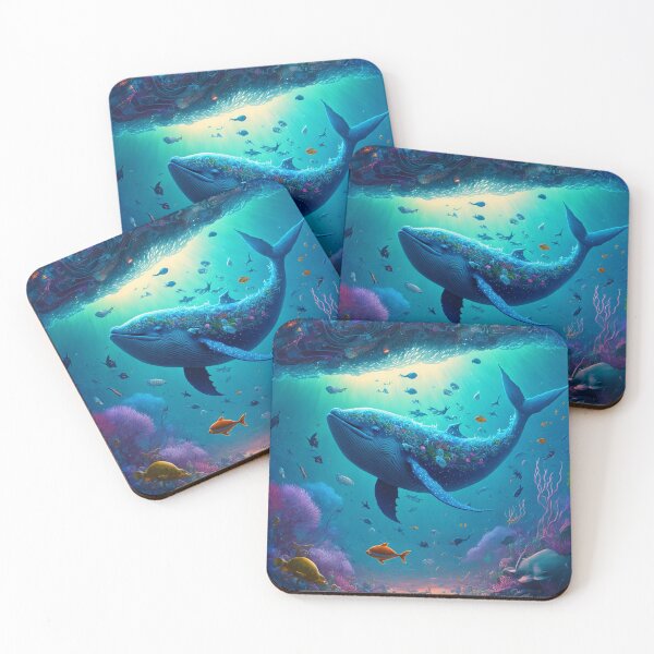 Artikelvorschau, Fantasy Water World Seascape Art 06 - Bunte Cartoon-Reise entworfen und verkauft von Sunchaser World.