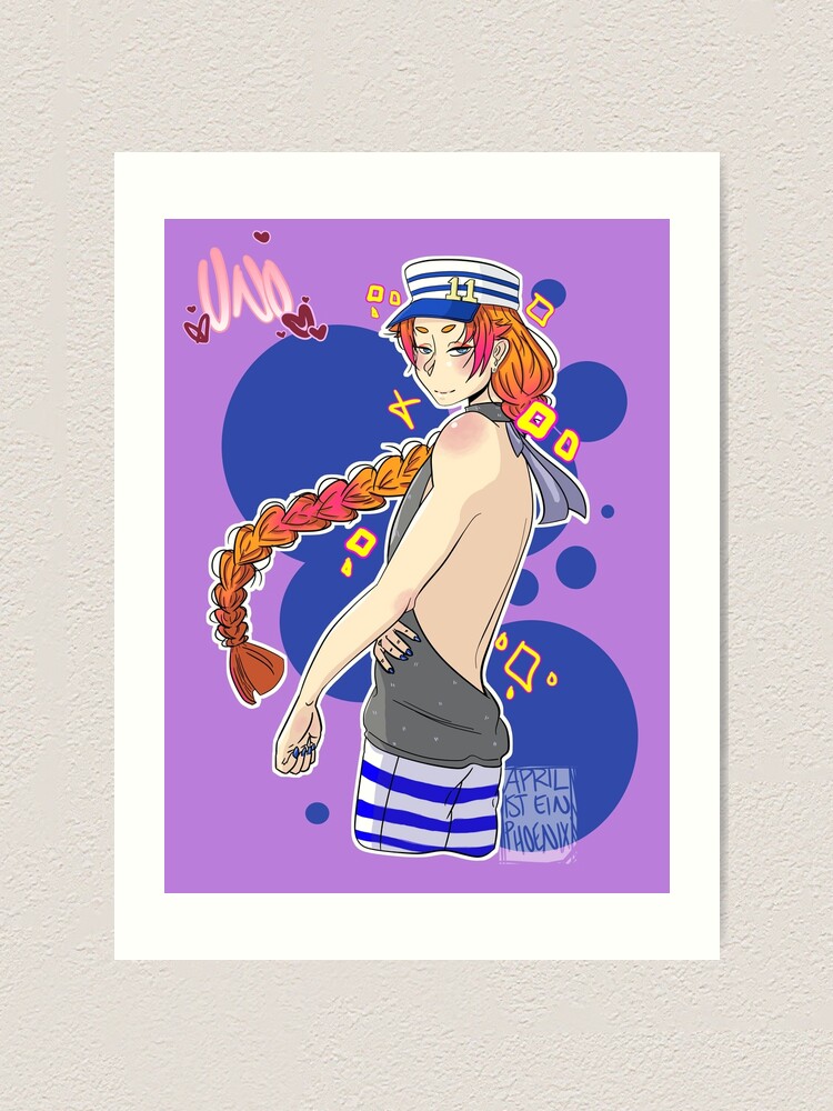 ナンバカ Nanbaka Uno Number 11 Fanart Art Print By Apriliephoenix Redbubble