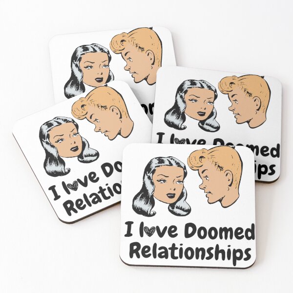 Item preview, I love doomed relationships, I Heart Healthy Relationships, Doomed Love Classic designed and sold by FatiZara.