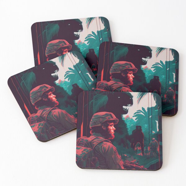 Item preview, American soldiers in a gunfight the jungles of Vietnam designed and sold by MachineMadeArt.