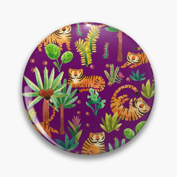 Item preview, Here There Are Tygers on Deep Purple designed and sold by PixiesPlace.