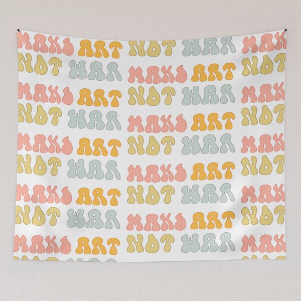 Item preview, Make Art Not War designed and sold by MissCassieBee.