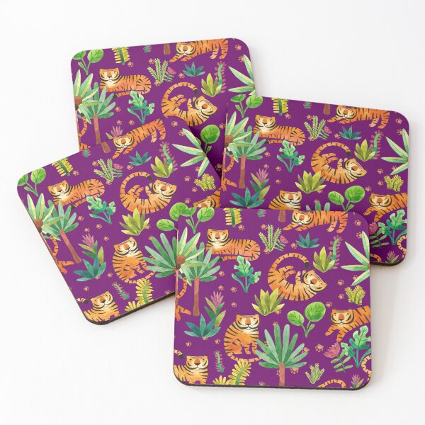 Item preview, Here There Are Tygers on Deep Purple designed and sold by PixiesPlace.