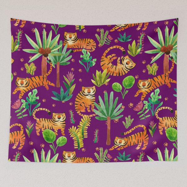 Item preview, Here There Are Tygers on Deep Purple designed and sold by PixiesPlace.