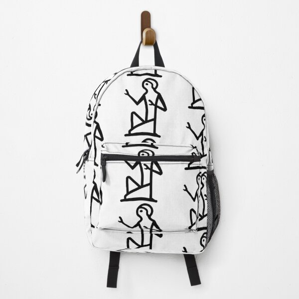 Item preview, Egyptian Hieroglyphs Seated Man designed and sold by Pixel4Art.