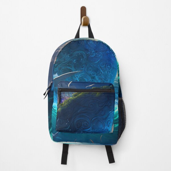 Artikelvorschau, Fantasy Water World Seascape Art 07 - Bunte Cartoon-Reise entworfen und verkauft von Sunchaser World.
