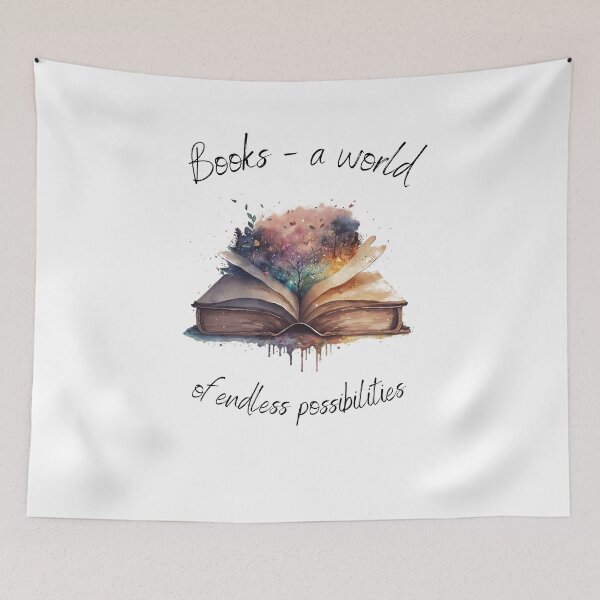 Item preview, Books - a world of endless possibilities designed and sold by Top-Bot.