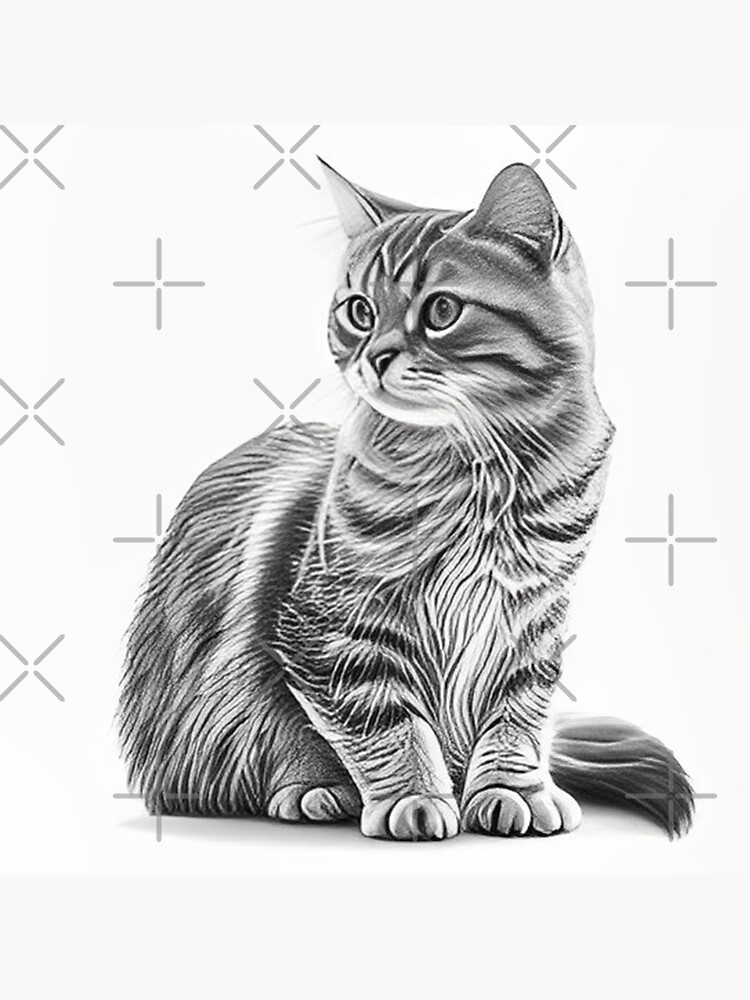 ArtStation - Hyper Realistic Cute Cat Drawing
