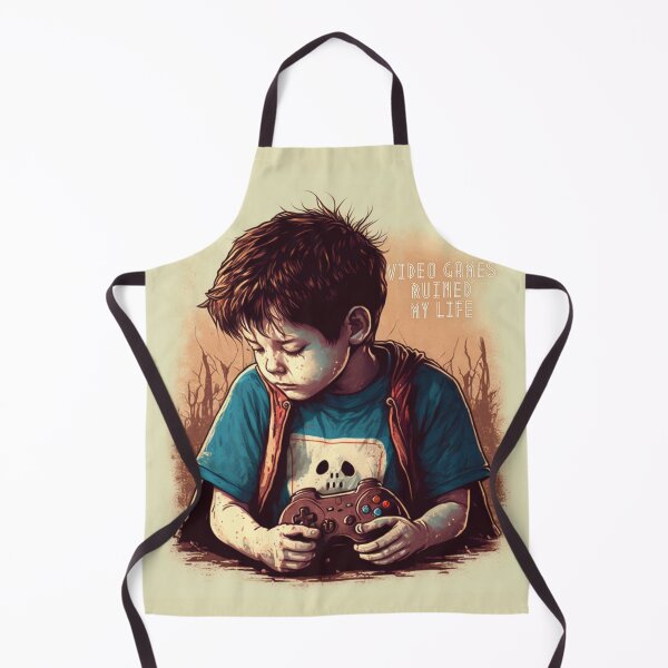 Item preview, Video Games Ruined My Life - Sad sleeping boy designed and sold by Robo-toons.