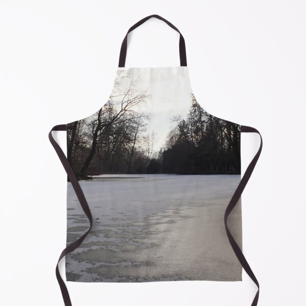 Item preview, Scenic View of the Frozen Lake with Snow original artwork designed and sold by paragonDesign28.