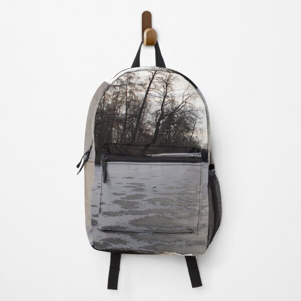 Item preview, Scenic View of the Frozen Lake with Snow original artwork designed and sold by paragonDesign28.
