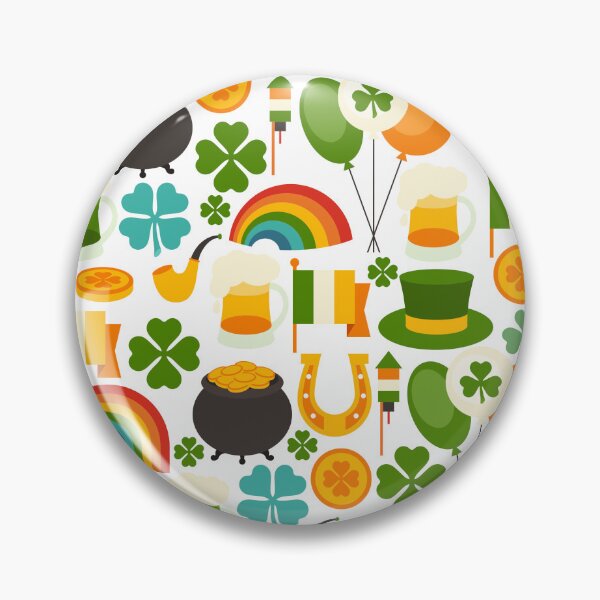Item preview, Green Irish St Patrick's Day Printable Digital Papers. designed and sold by Peerda.