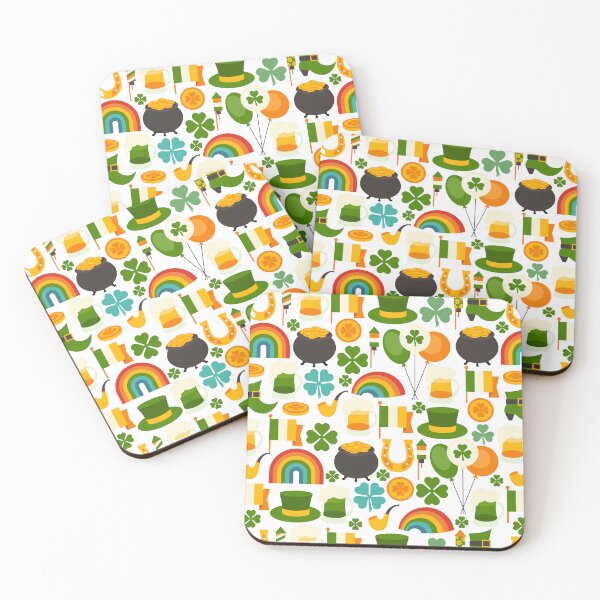 Item preview, Green Irish St Patrick's Day Printable Digital Papers. designed and sold by Peerda.