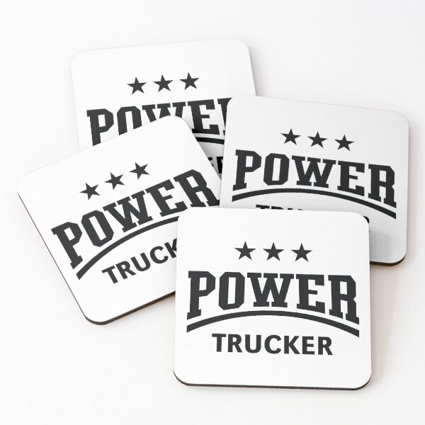 Item preview, Power Trucker (Truck Driver / Truckman / Black) designed and sold by MrFaulbaum.