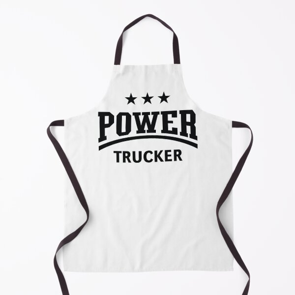 Item preview, Power Trucker (Truck Driver / Truckman / Black) designed and sold by MrFaulbaum.