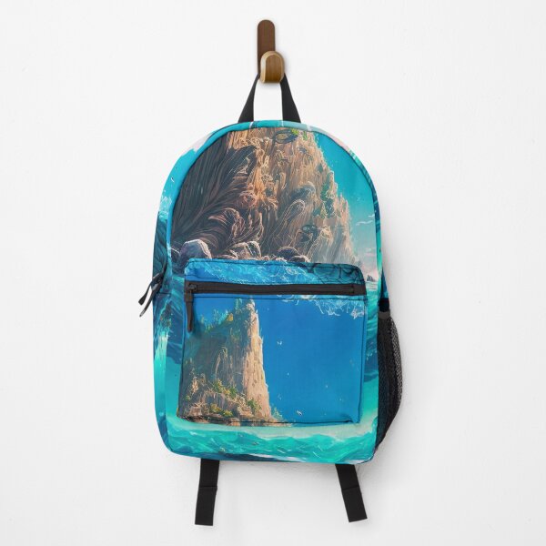 Artikelvorschau, Fantasy Water World Seascape Art 14 – Bunte Cartoon-Reise entworfen und verkauft von Sunchaser World.