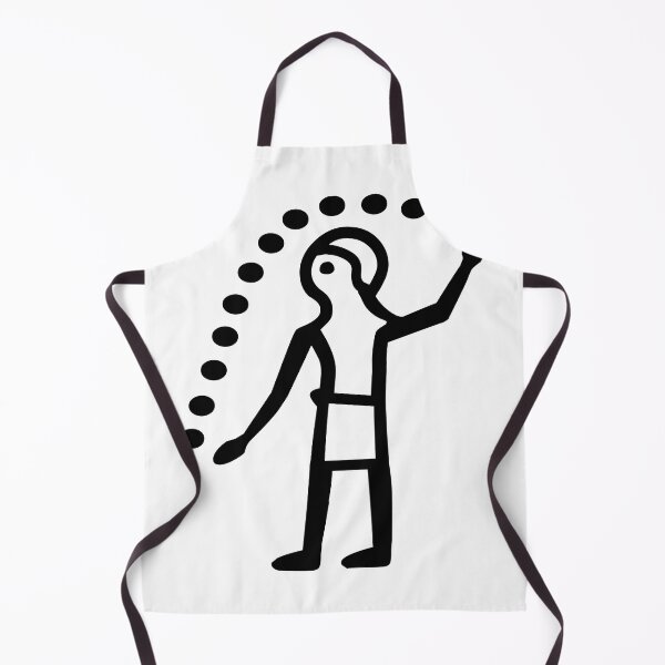 Item preview, Egyptian Hieroglyphs Man_Sowing_Seeds designed and sold by Pixel4Art.