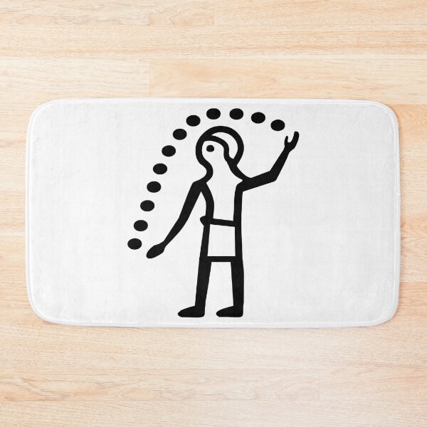Item preview, Egyptian Hieroglyphs Man_Sowing_Seeds designed and sold by Pixel4Art.