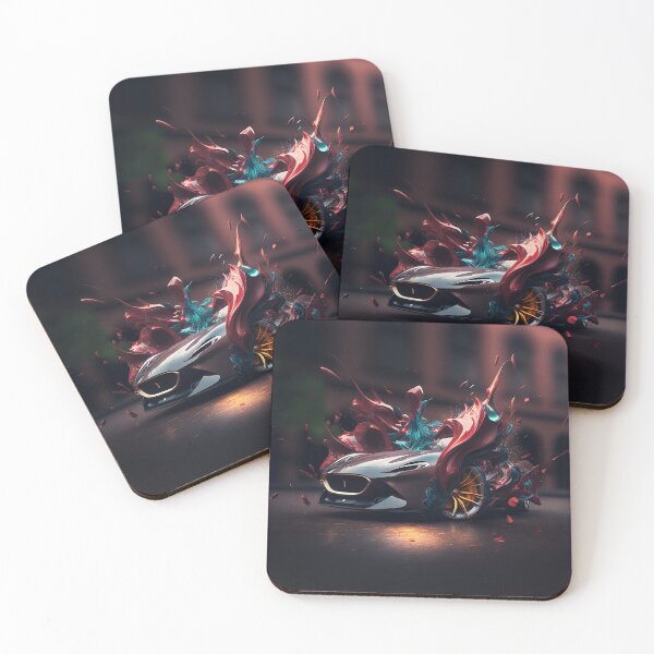 Item preview, Super car abstract artwork designed and sold by BIBIHOX.
