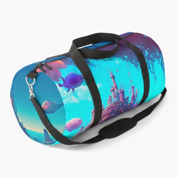 Item preview, Fantasy Water World Seascape Art 17 - Colorful Cartoon Travel designed and sold by Sunchaser World.