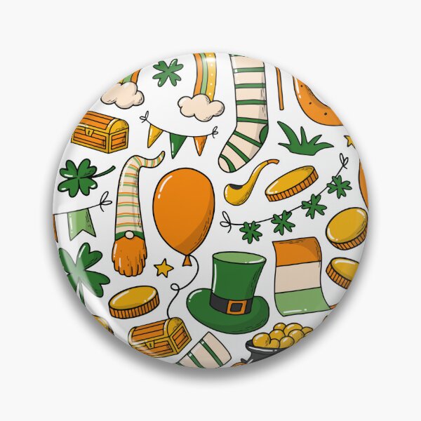 Item preview, Green Irish St Patrick's Day Printable Digital Papers  designed and sold by Peerda.