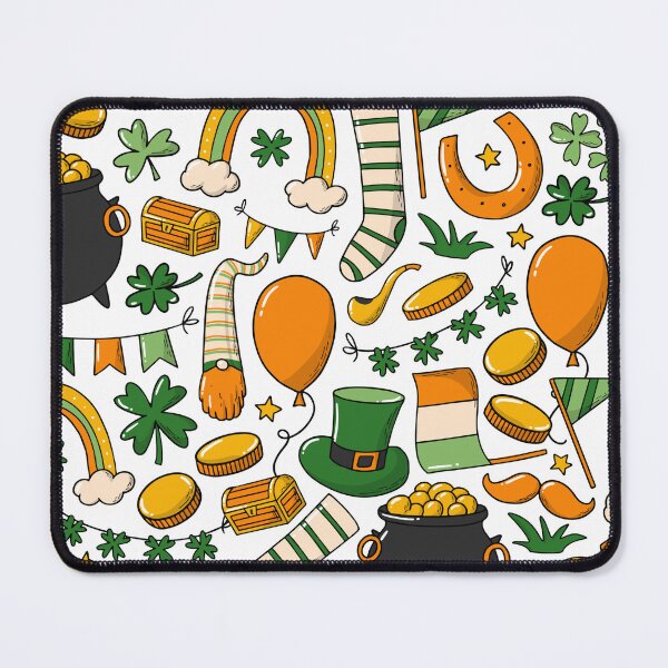 Item preview, Green Irish St Patrick's Day Printable Digital Papers designed and sold by Peerda.