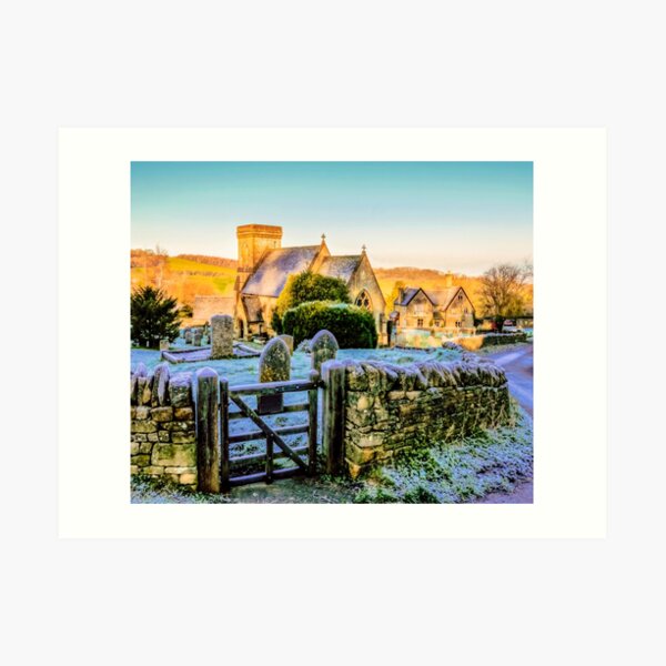 Snowshill View Art Print