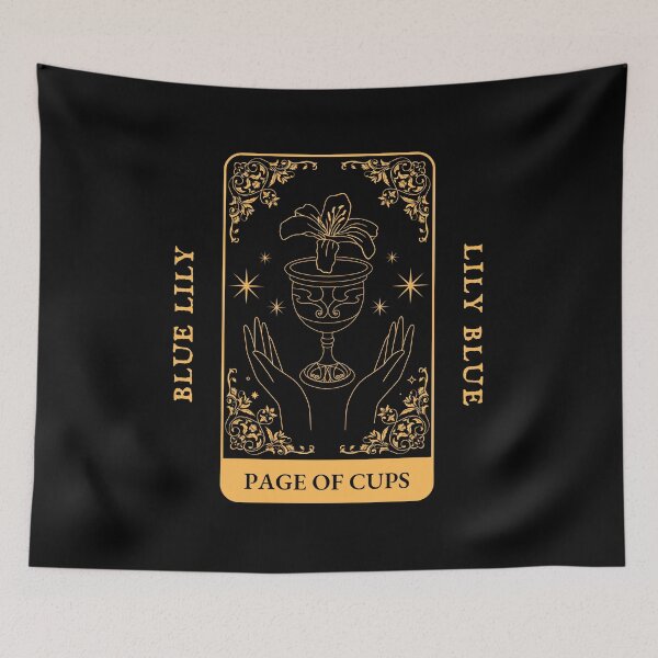 Item preview, Blue Sargent - Page of Cups (Raven Cycle) designed and sold by Tomb & Tome.