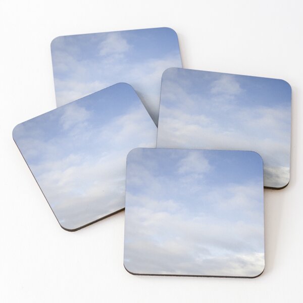 Item preview, Fotografía de nubes blancas sobre un cielo azul designed and sold by scarabtees.
